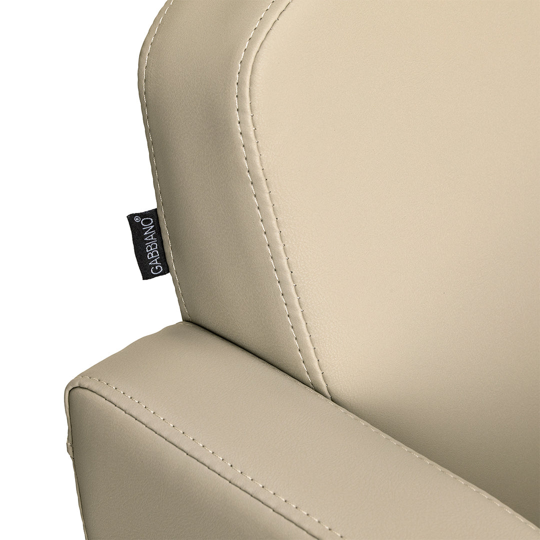Fauteuil de Coiffeur Gabbiano Elda Beige-Noir