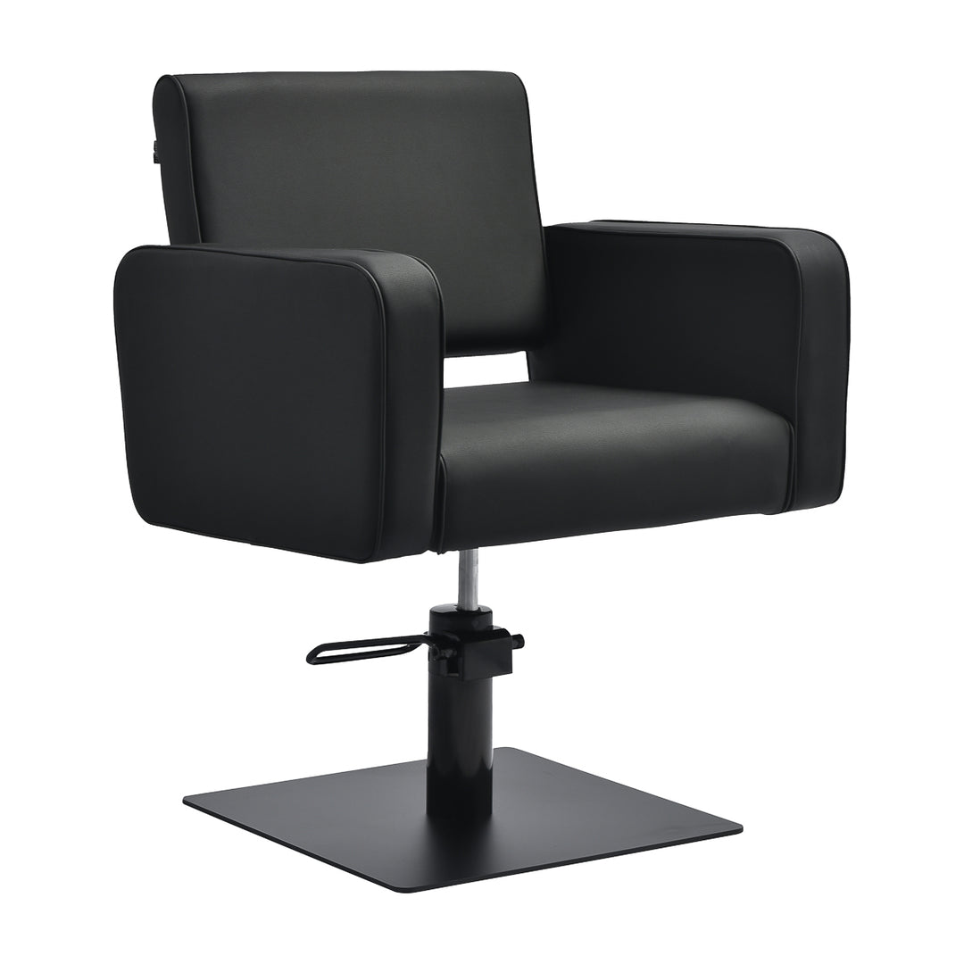 Fauteuil de Coiffeur Gabbiano Bilbao Noir-Noir
