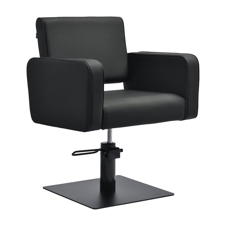 Fauteuil de Coiffeur Gabbiano Bilbao Noir-Noir