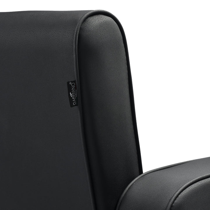 Fauteuil de Coiffeur Gabbiano Bilbao Noir-Noir
