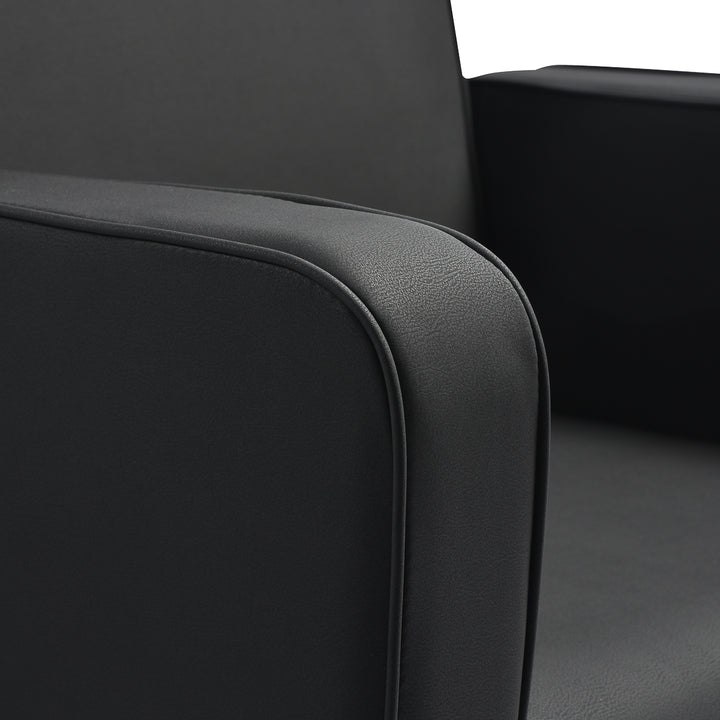 Fauteuil de Coiffeur Gabbiano Bilbao Noir-Noir