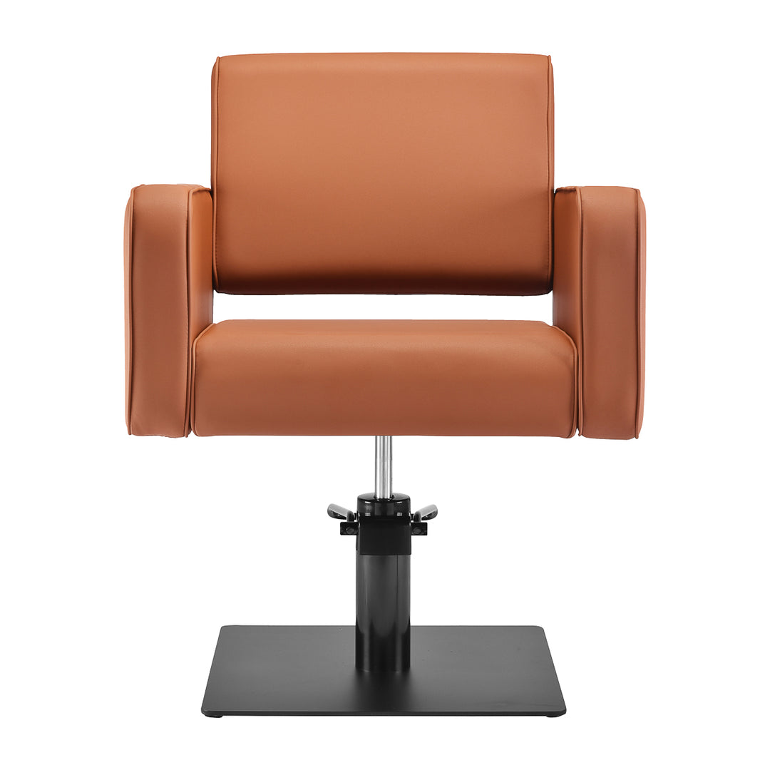Fauteuil de Coiffeur Gabbiano Bilbao Marron-Noir