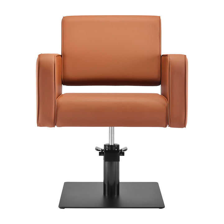 Fauteuil de Coiffeur Gabbiano Bilbao Marron-Noir