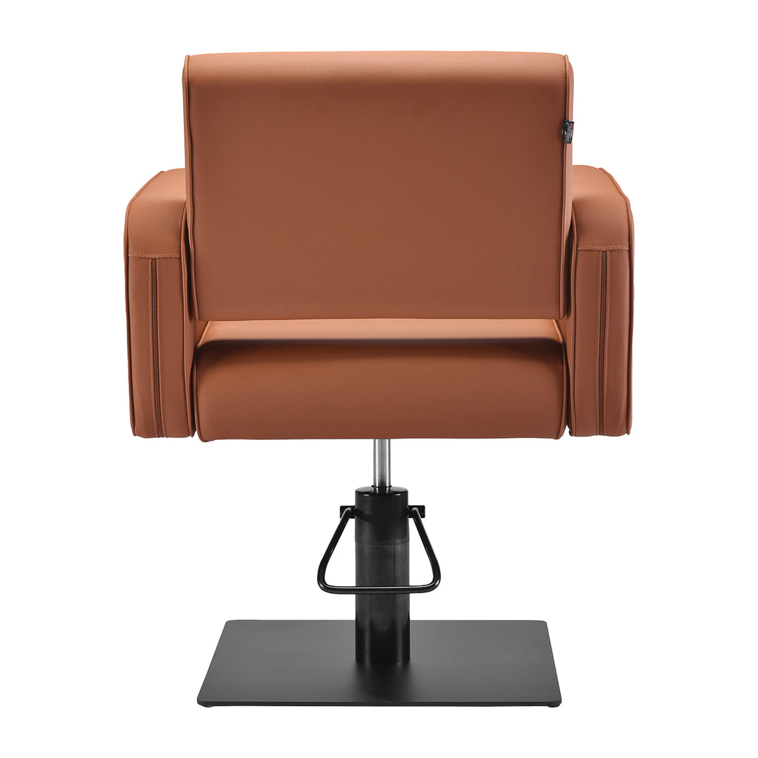 Fauteuil de Coiffeur Gabbiano Bilbao Marron-Noir