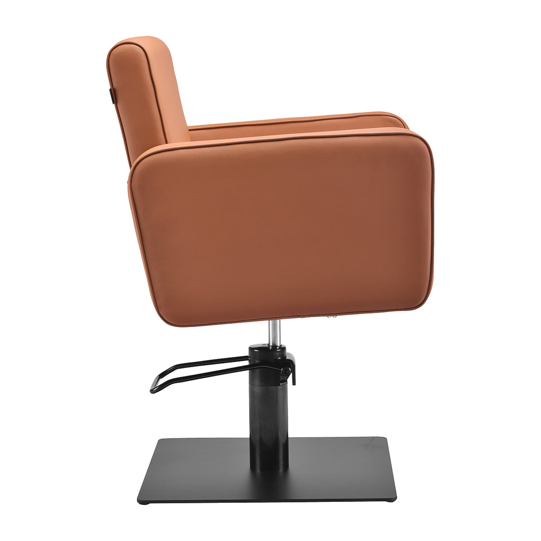 Fauteuil de Coiffeur Gabbiano Bilbao Marron-Noir