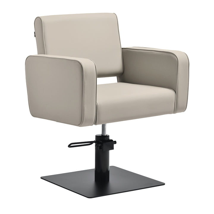 Fauteuil de Coiffeur Gabbiano Bilbao Beige-Noir