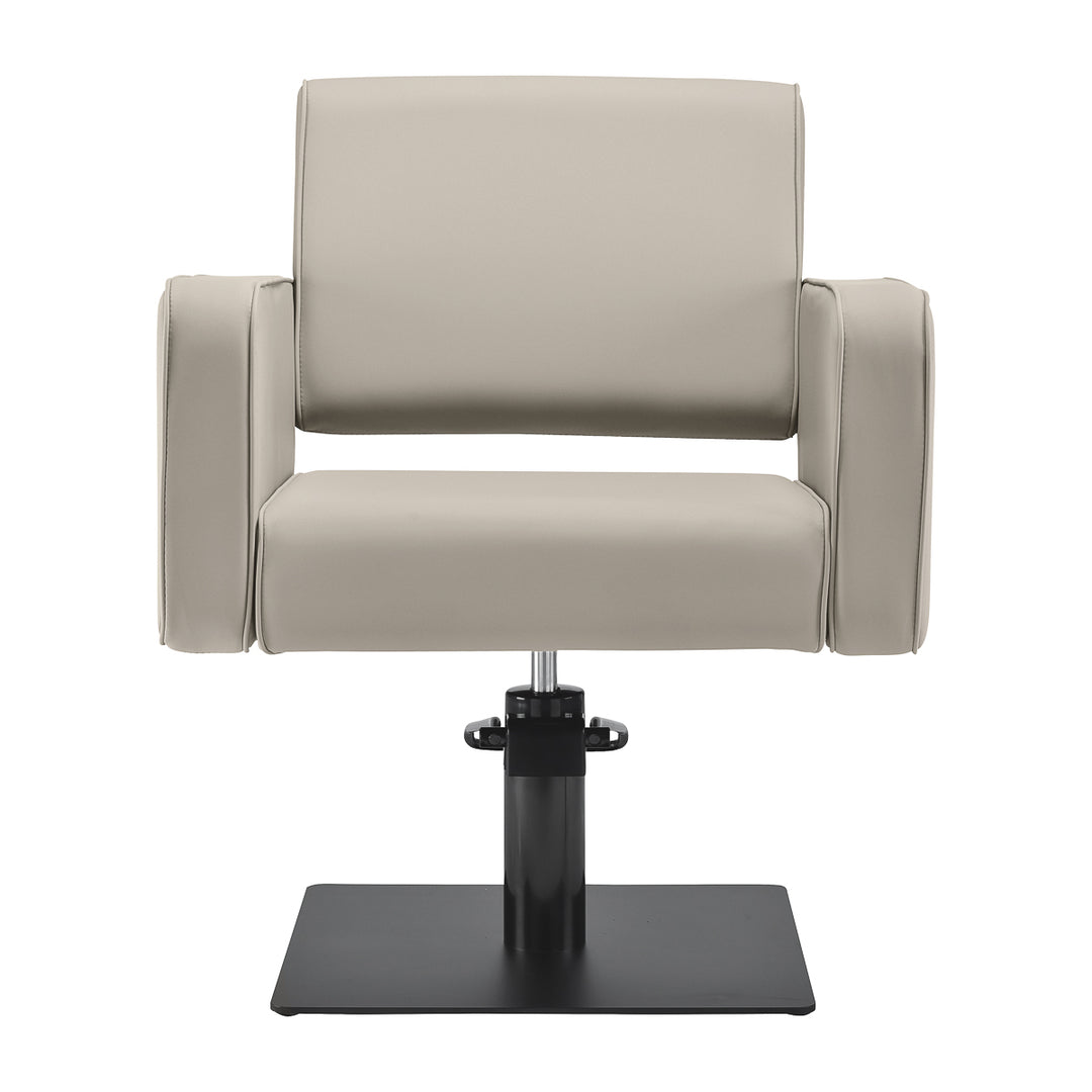Fauteuil de Coiffeur Gabbiano Bilbao Beige-Noir