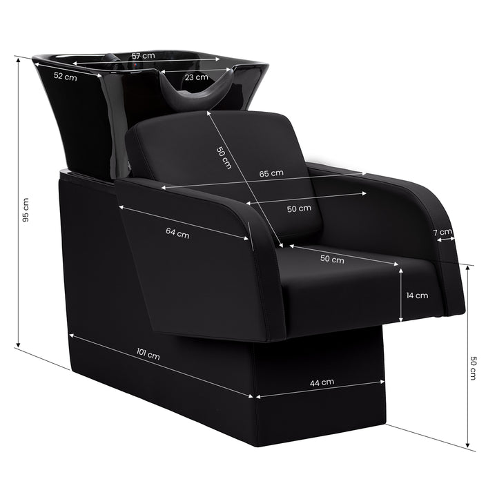 Bac Coiffeur Gabbiano Elda Noir - image 8
