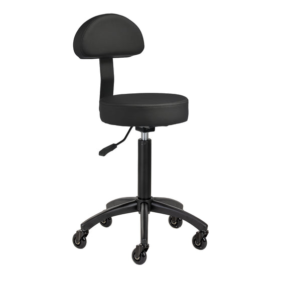 Tabouret avec Dossier Gabbiano D026 Noir
