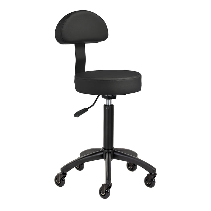 Tabouret Selle avec Dossier Gabbiano D026 Noir