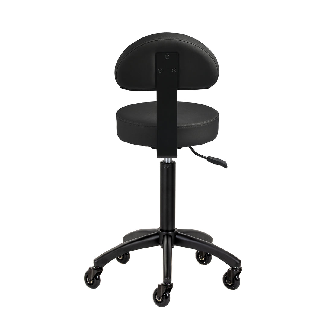 Tabouret Selle avec Dossier Gabbiano D026 Noir - image 3