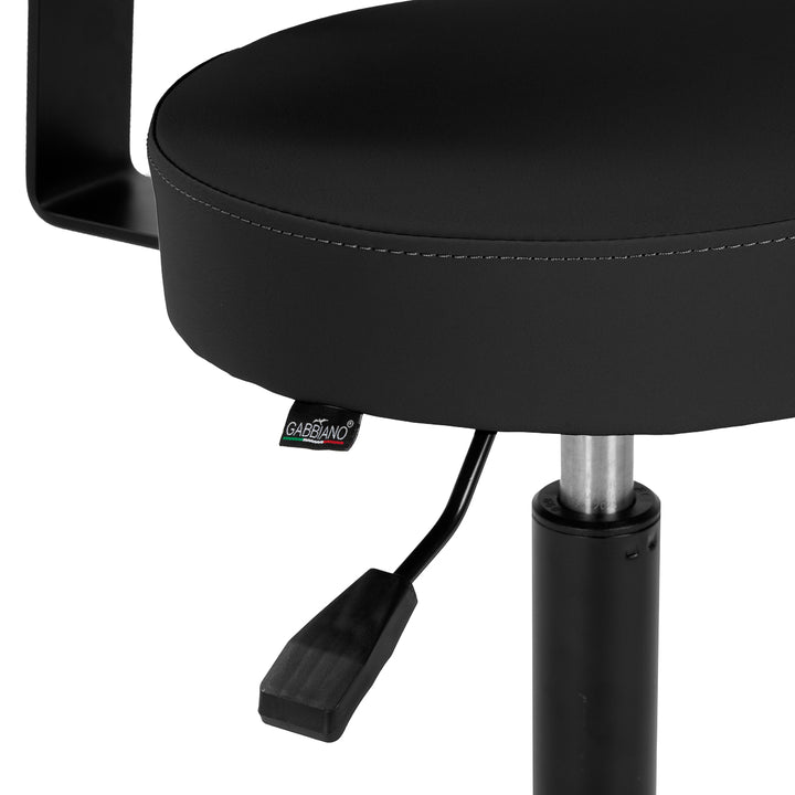 Tabouret Selle avec Dossier Gabbiano D026 Noir - image 6