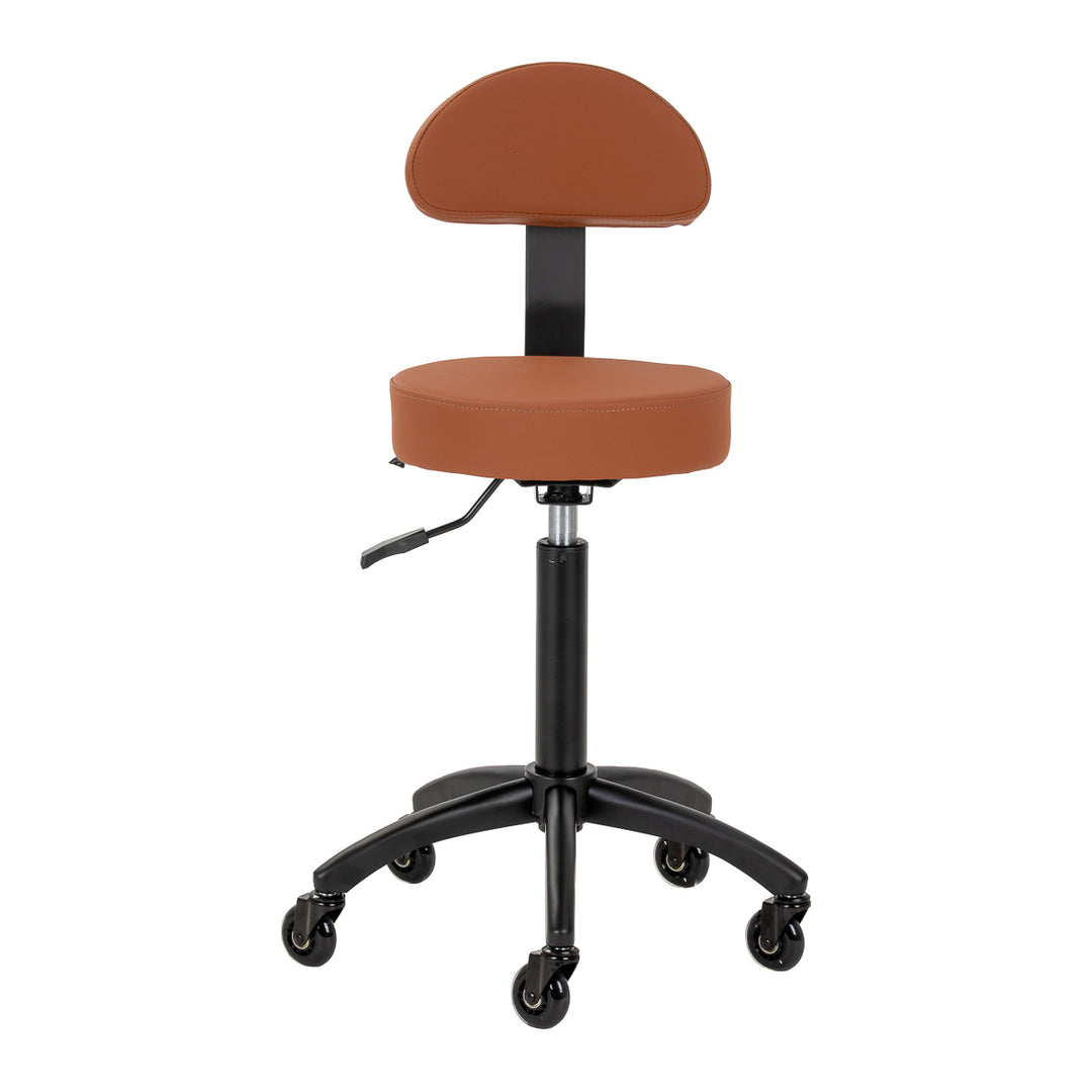 Tabouret Selle avec Dossier Gabbiano D026 Marron - image 2
