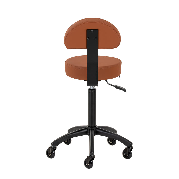 Tabouret Selle avec Dossier Gabbiano D026 Marron - image 3