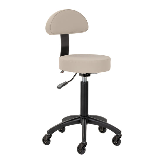 Tabouret avec Dossier Gabbiano D026 Beige