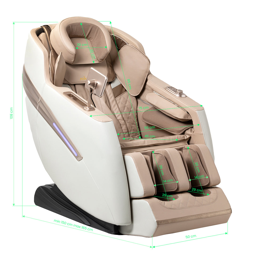 Fauteuil de massage électrique Sakura Prime 101 Beige - image 18