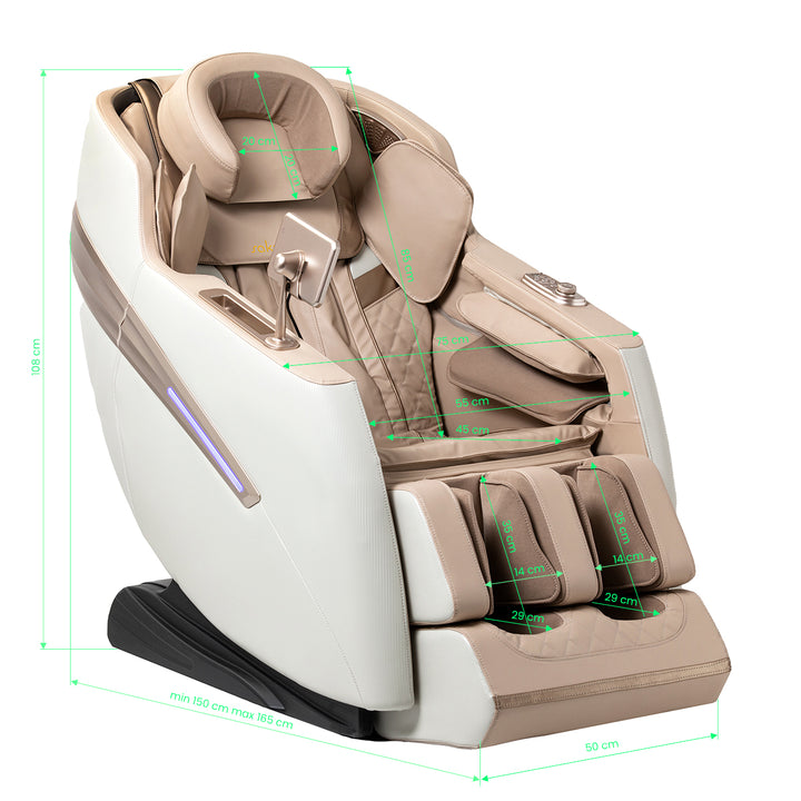 Fauteuil de massage électrique Sakura Prime 101 Beige - image 18