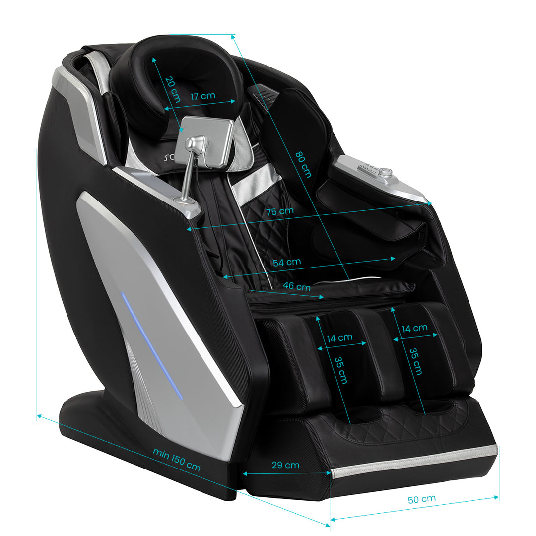 Fauteuil de massage électrique Sakura Prime 108 Noir - image 17