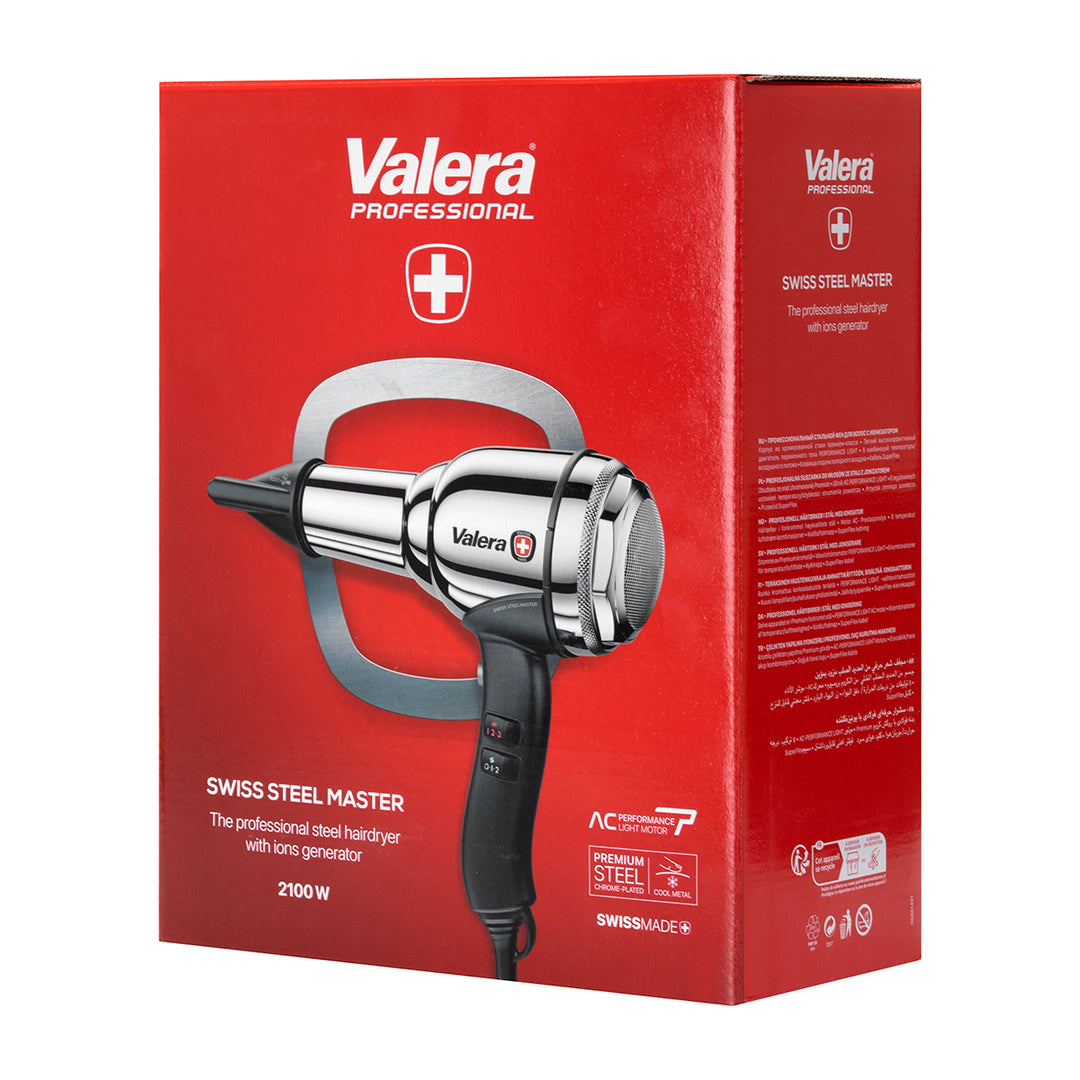 Sèche-cheveux Valera Steel Master Chrome Ionisch 2100W - image 4