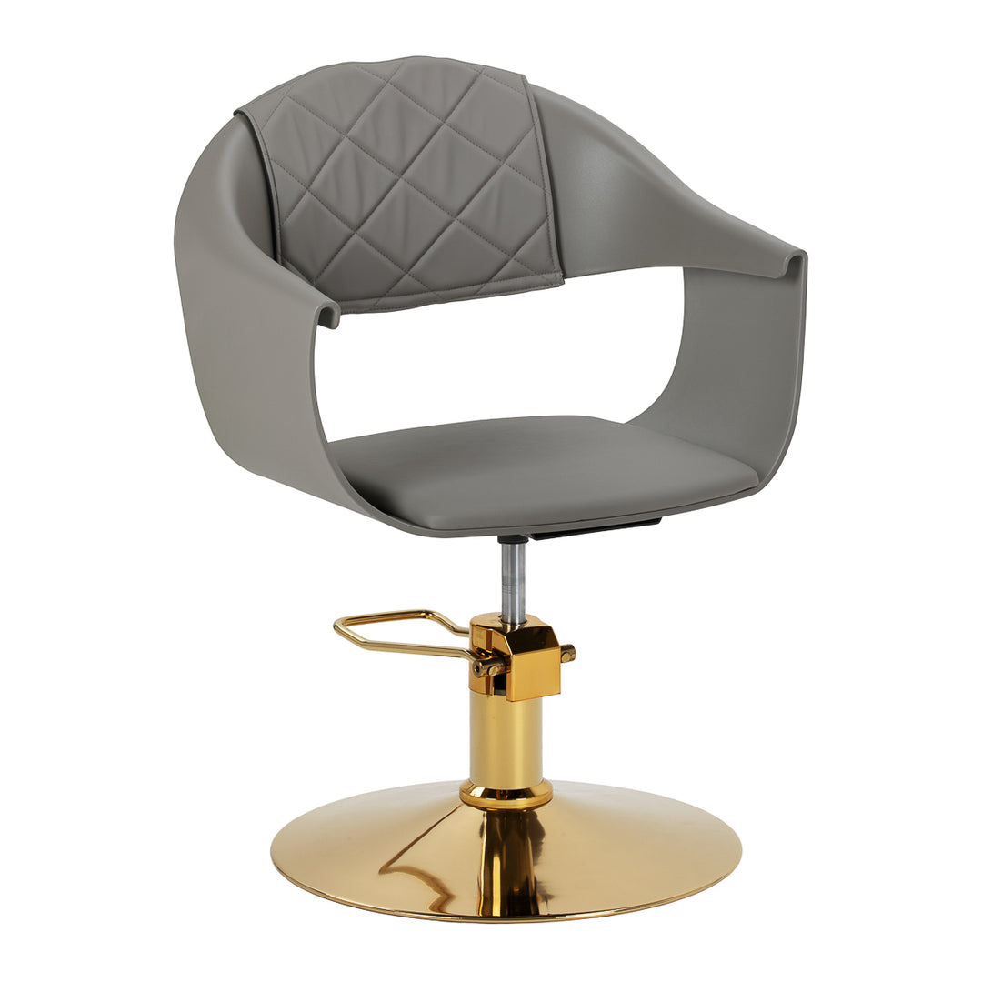 Fauteuil de Coiffeur Hair System Halo Gris