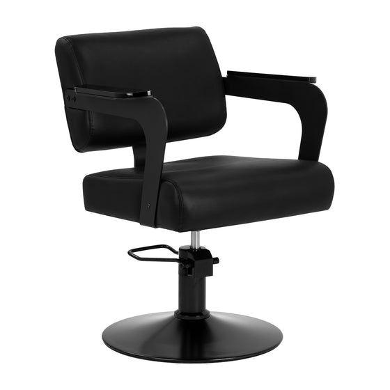 Fauteuil de Coiffeur Hair System Jet Noir Noir