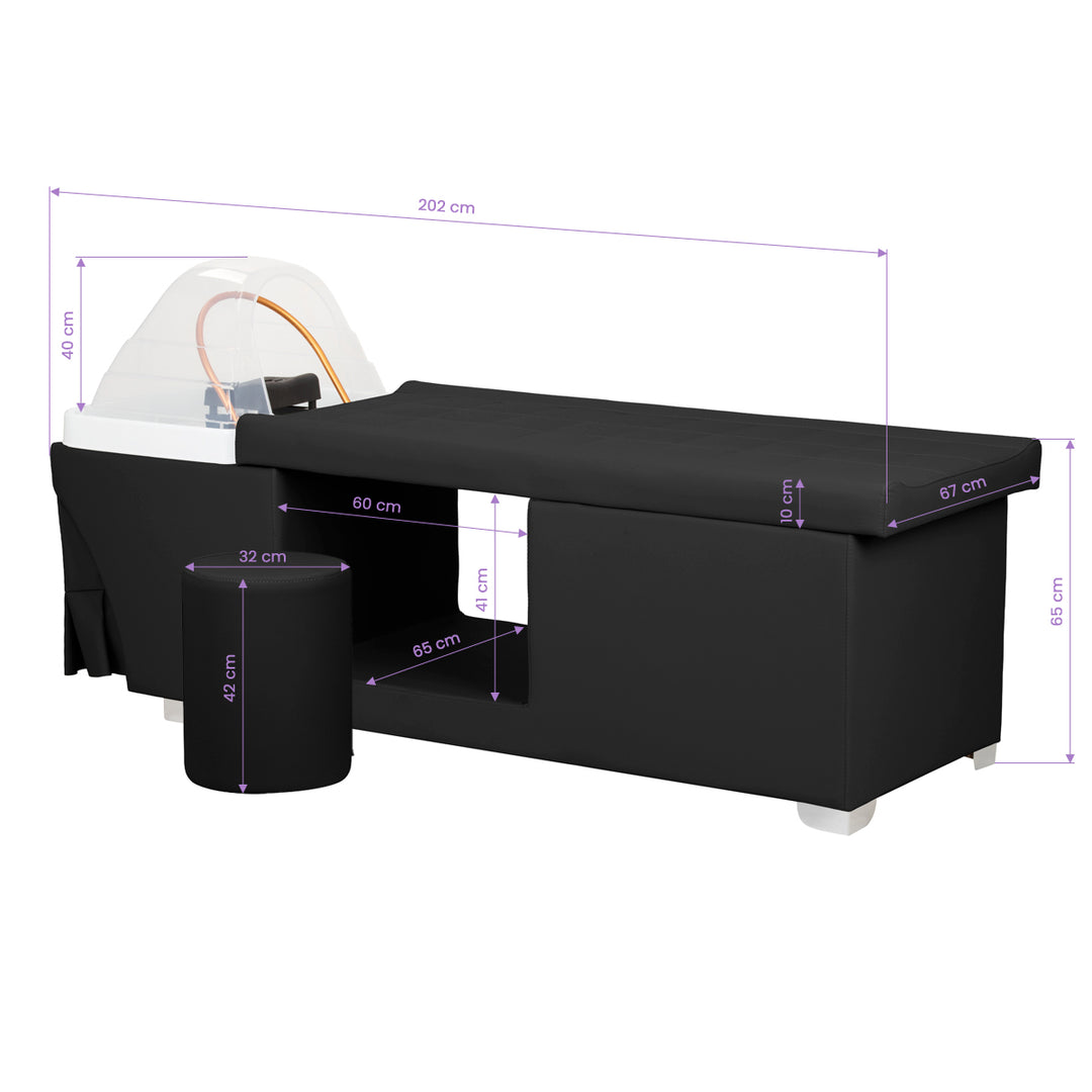 Bac Coiffeur Gabbiano Head Spa Maldives Noir - image 20