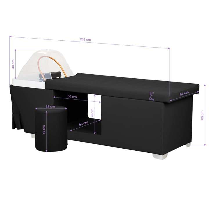 Bac Coiffeur Gabbiano Head Spa Maldives Noir - image 20