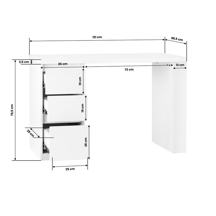Table Manucure 332 Blanc - image 7