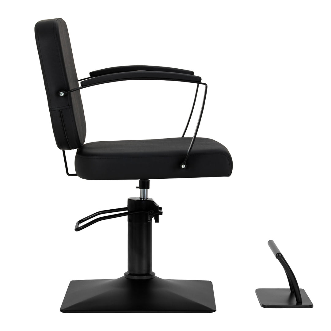 Fauteuil de Coiffeur Hair System Edge Noir Noir - image 3