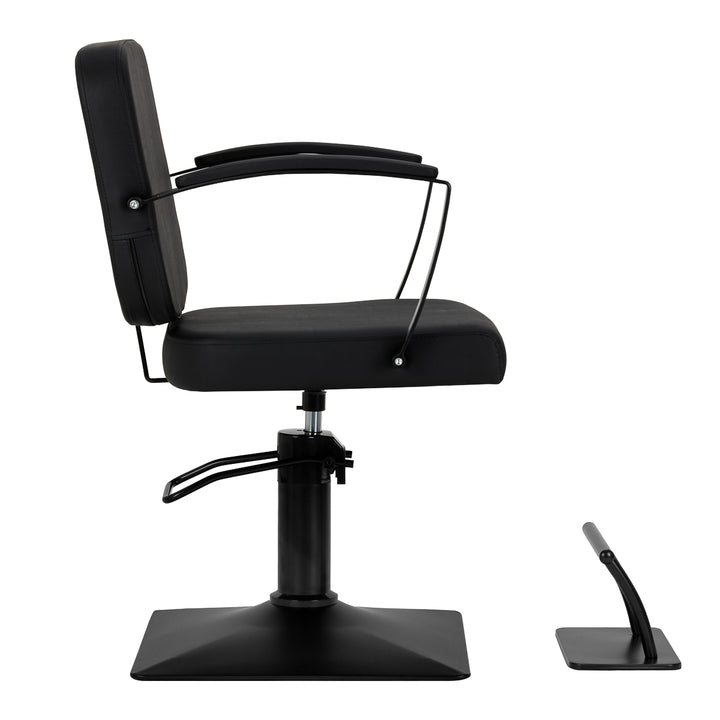 Fauteuil de Coiffeur Hair System Edge Noir Noir - image 3