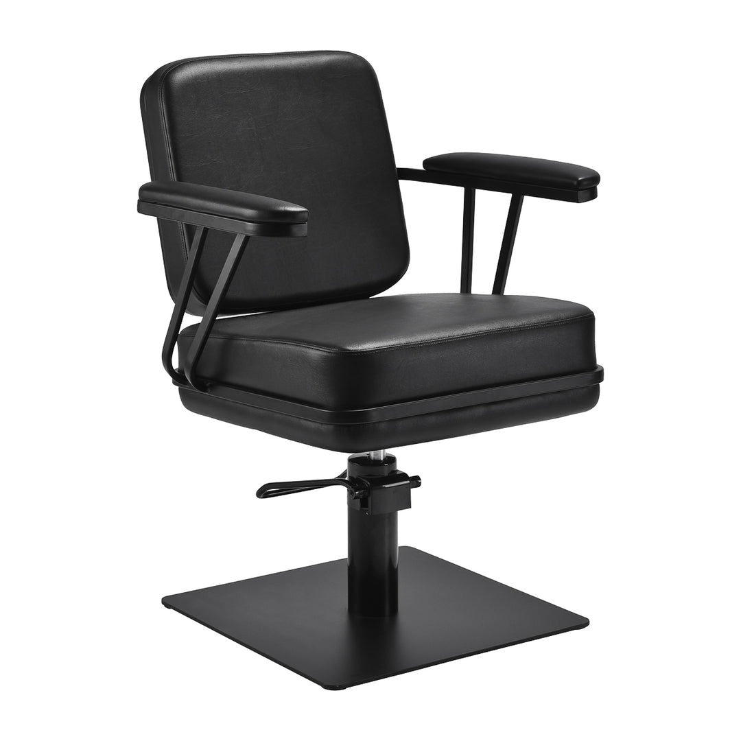 Fauteuil de Coiffeur Gabbiano Madryt Noir-Noir