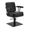 Fauteuil de Coiffeur Gabbiano Madryt Noir-Noir