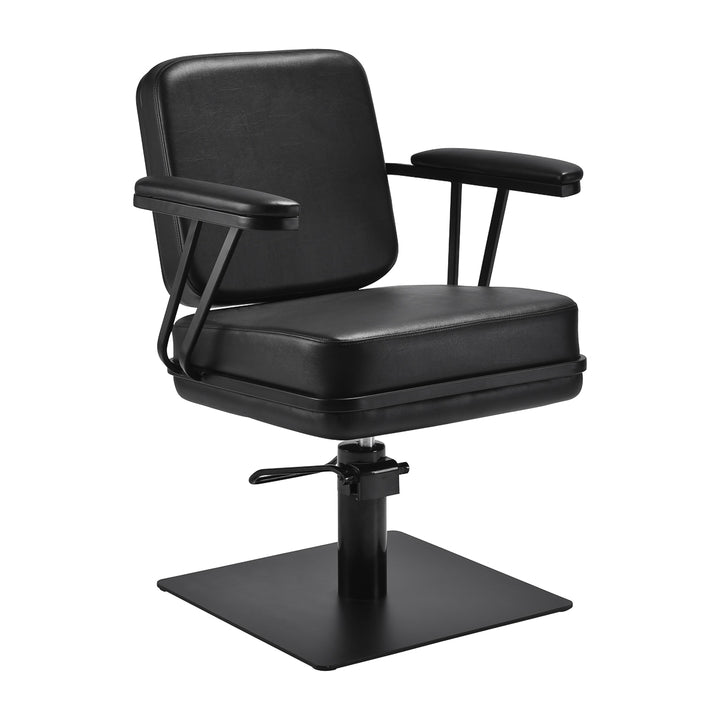 Fauteuil de Coiffeur Gabbiano Madryt Noir-Noir