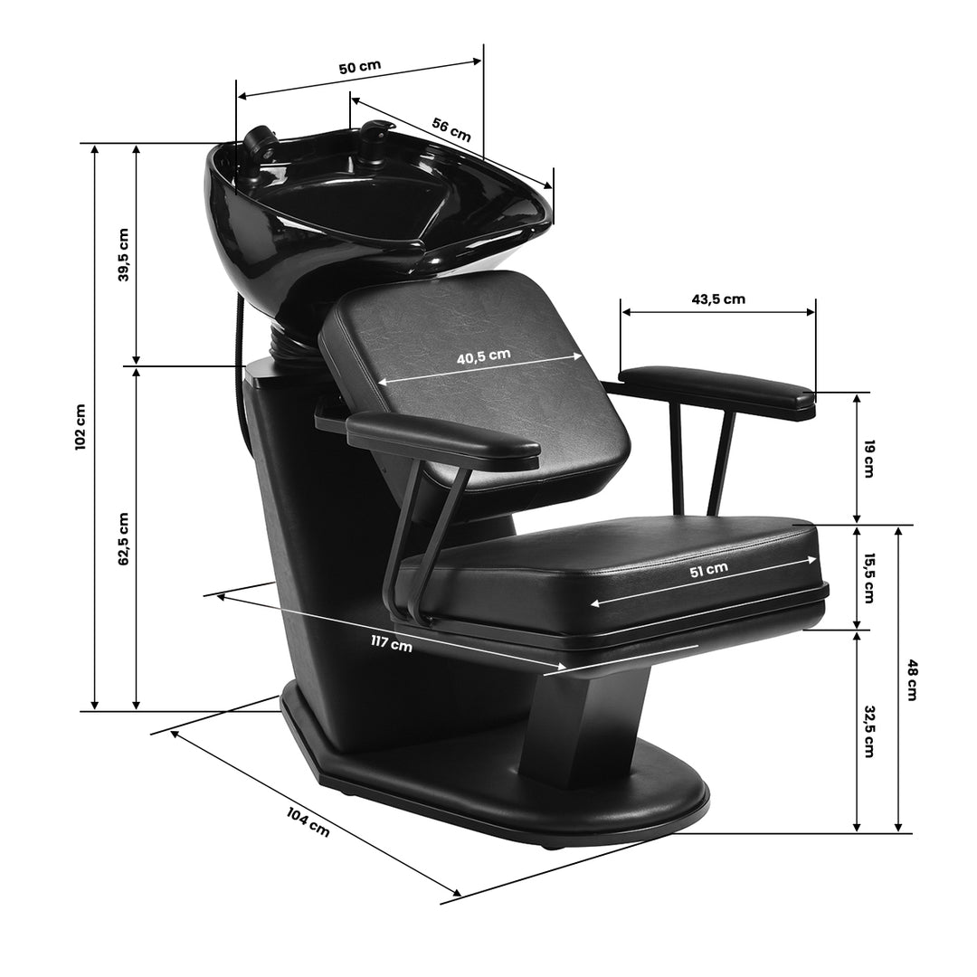 Bac Coiffeur Gabbiano Madryt Noir - image 8
