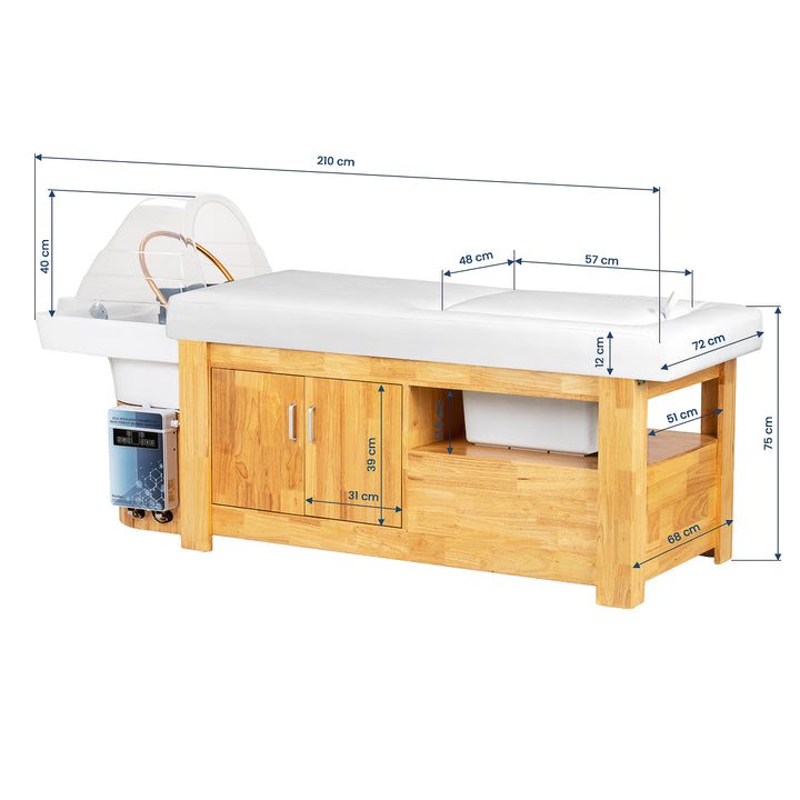 Bac Coiffeur Gabbiano Head Spa Bali Blanc - image 25