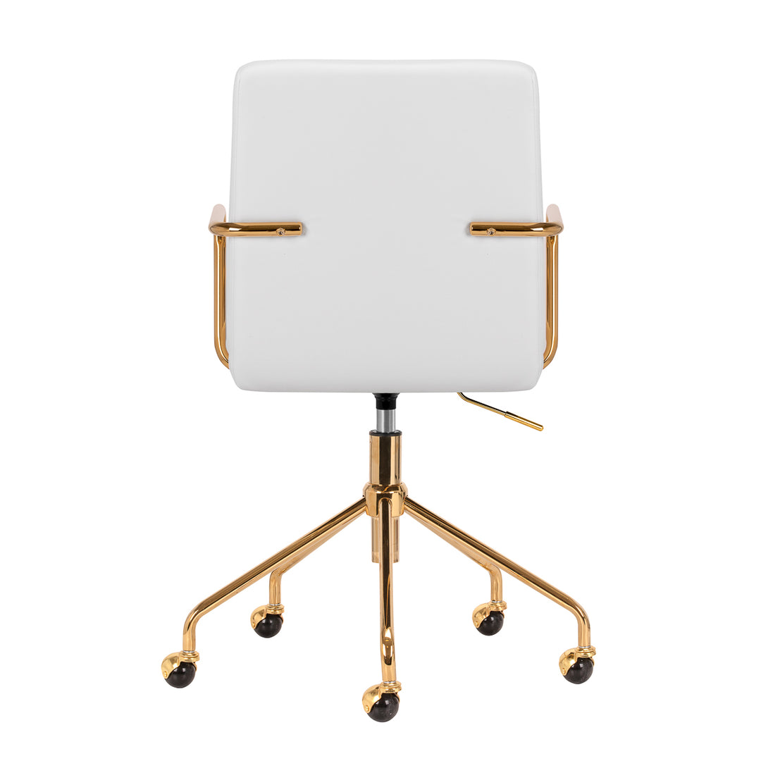 Fauteuil de Salon avec Accoudoirs QS-OF211G Or-Crème - image 4