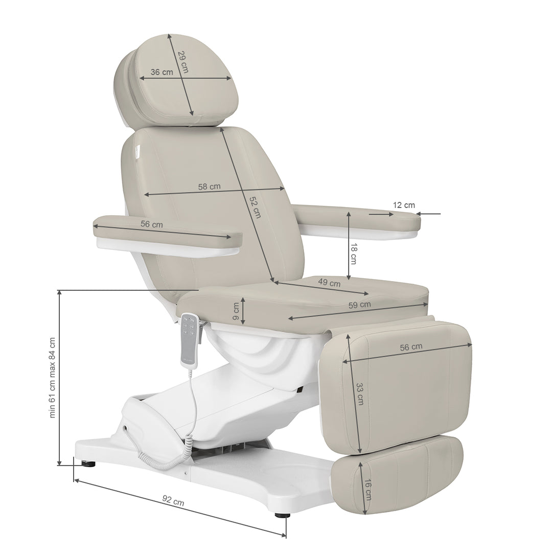 Fauteuil Esthétique Électrique Sillon Classic 3 Moteurs Beige - image 20