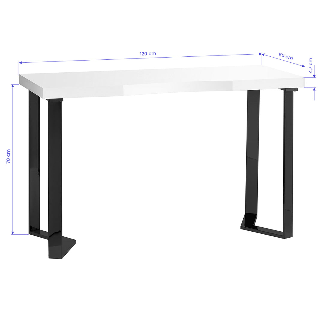 Table Manucure Momo 05 Noir-Blanc - image 6