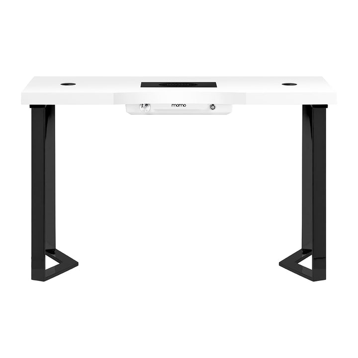 Table Manucure Momo 05 Noir-Blanc avec Aspirateur - image 2