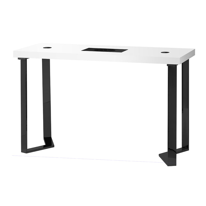 Table Manucure Momo 05 Noir-Blanc avec Aspirateur - image 3