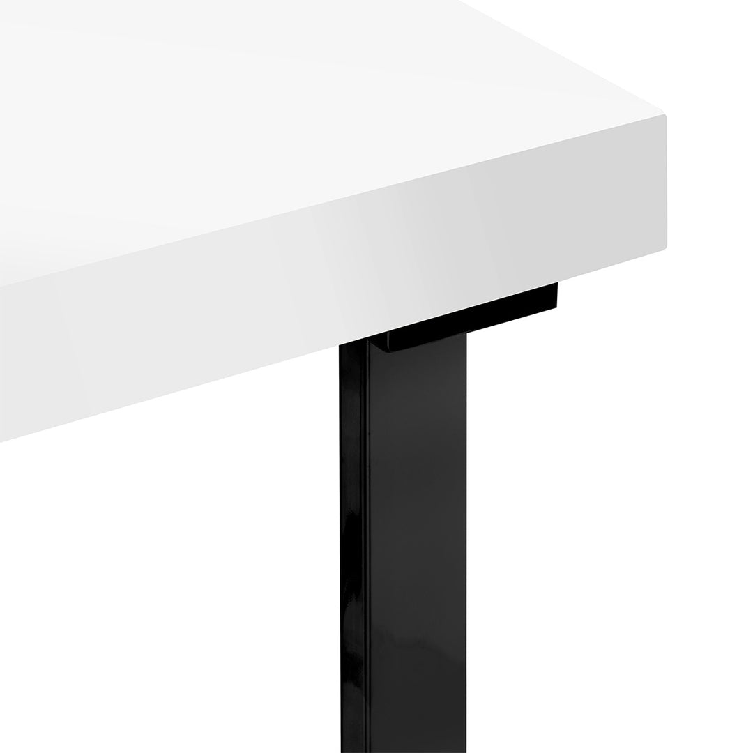 Table Manucure Momo 05 Noir-Blanc avec Aspirateur - image 6