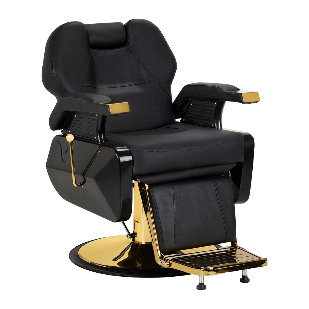 Fauteuil Barbier Hair System New York Noir-Or