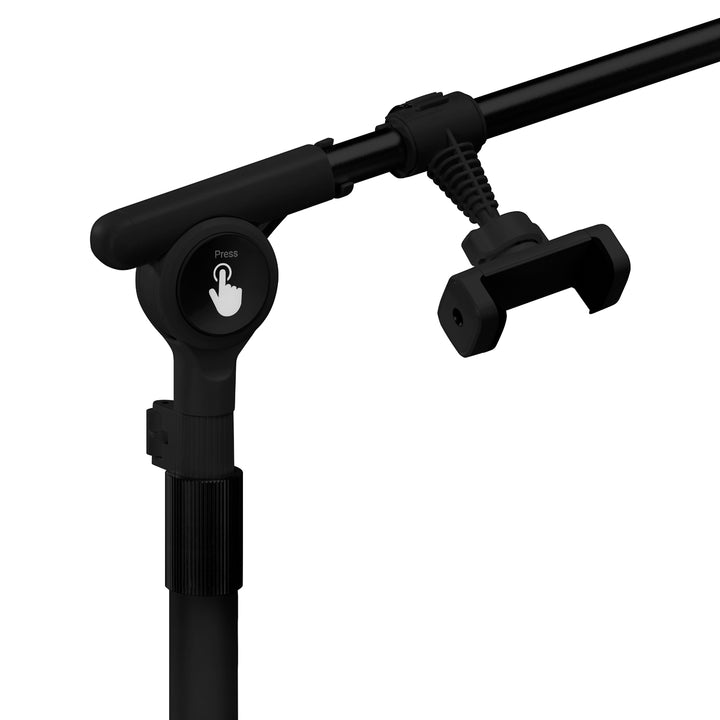 Lampe Extension de Cils LED sur Pied et Intensité et Couleur Réglables Glow Noir - image 7