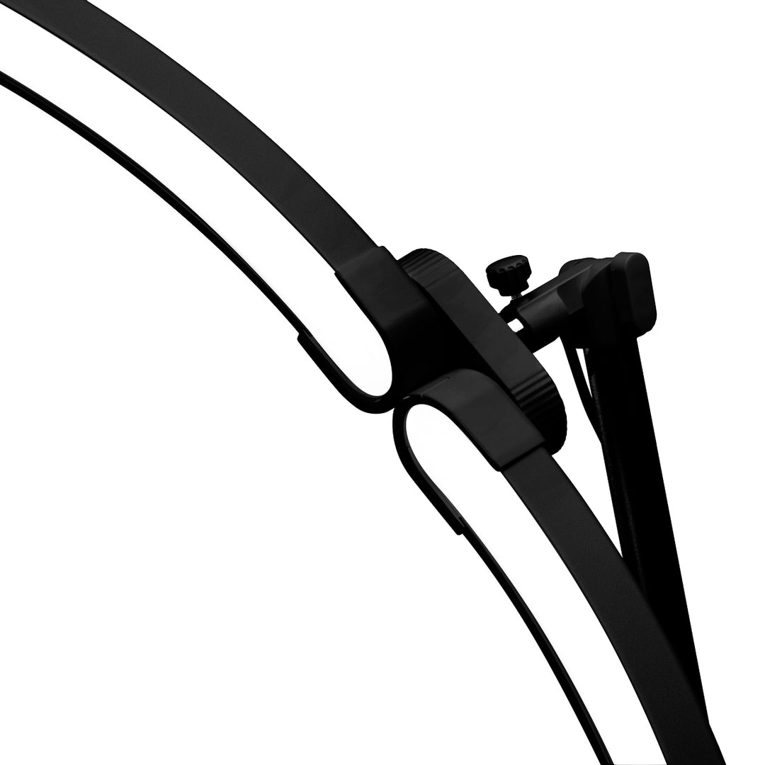 Lampe Extension de Cils LED sur Pied et Intensité et Couleur Réglables Glow Noir - image 8
