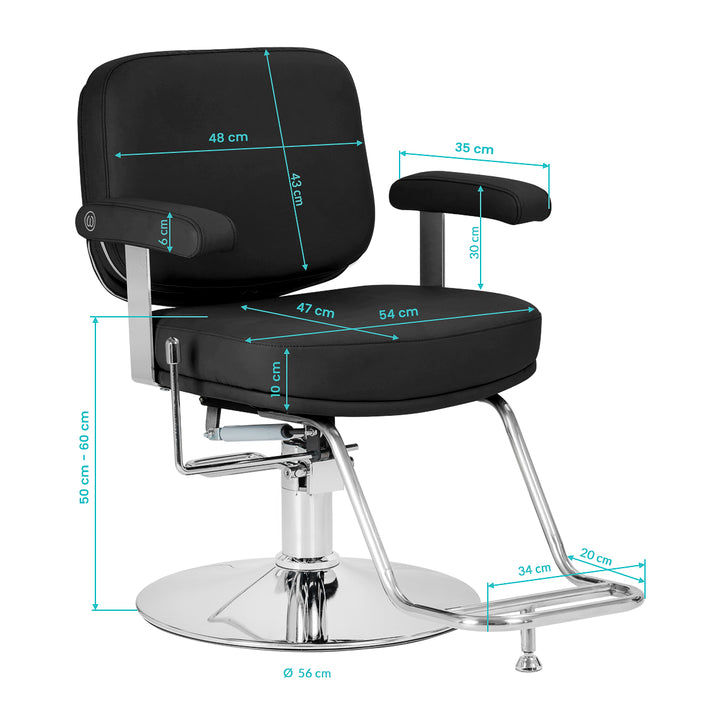 Fauteuil de coiffure Omega Astra Plus Noir - image 11
