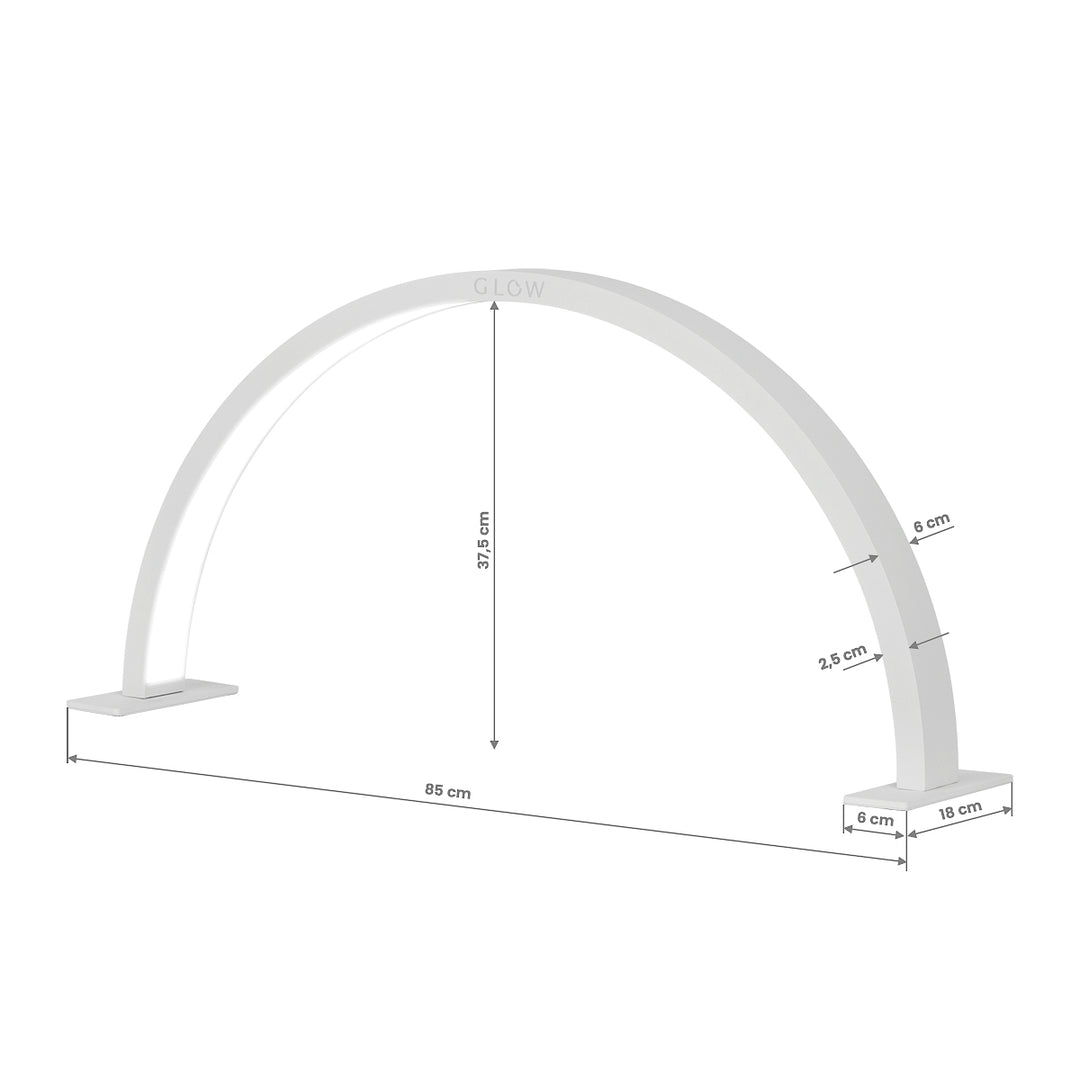 Lampe Manucure LED avec Intensité Régable Glow Arche II Gris - image 7