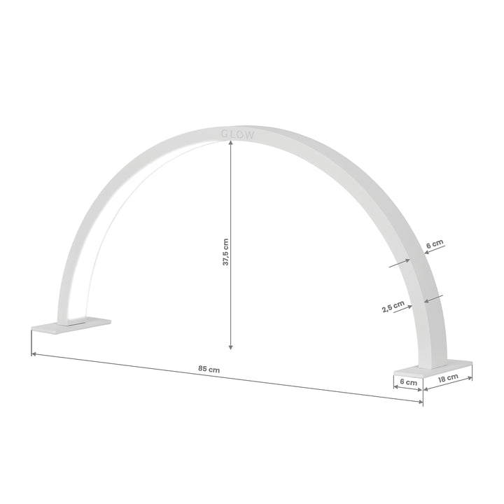 Lampe Manucure LED avec Intensité Régable Glow Arche II Gris - image 7