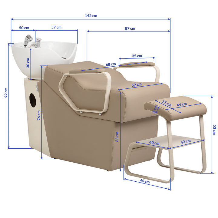 Bac Coiffeur Omega Marina Beige - image 14