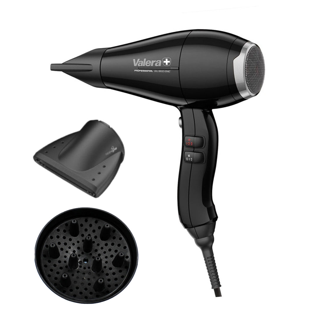Sèche-cheveux Valera Silent Jet 8600 Ionisch Rotocord Noir - image 2