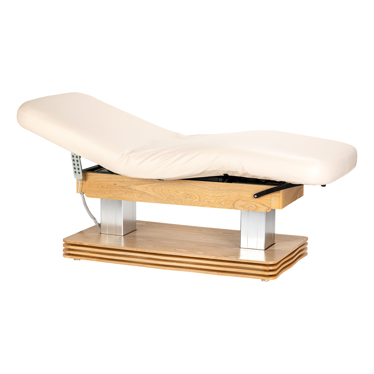 Table de massage électrique Sillon Comfort Crème-Brun clair